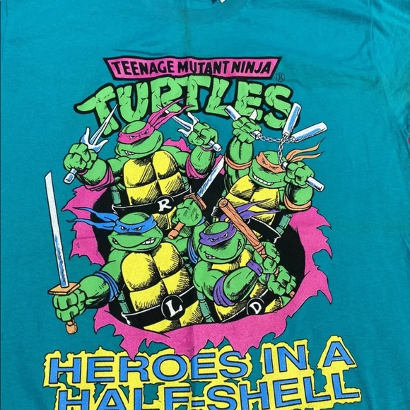 Vintage Teenage Mutant Ninja Turtles Shirt - Picture 2 of 11